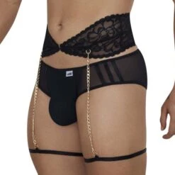 Slip Candyman 99703 -Magasin De Lingerie De Mode slip candy 99703 noir 4