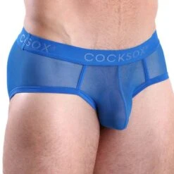 Slip CockSox Tranquil Blue CX76ME -Magasin De Lingerie De Mode slip cocksox cx76me royal 4