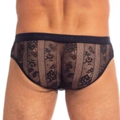 Slip L Homme Invisible Gardens Of Babylon MY94BAB -Magasin De Lingerie De Mode slip hi MY94BAB noir 3