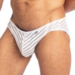 Slip L Homme Invisible Back To White MY44BTB -Magasin De Lingerie De Mode slip hi my44btb blanc 4