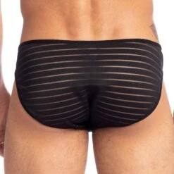 Slip L Homme Invisible Back To Black MY44BTB -Magasin De Lingerie De Mode slip hi my44btb noir 3