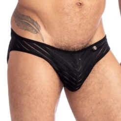 Slip L Homme Invisible Back To Black MY44BTB -Magasin De Lingerie De Mode slip hi my44btb noir 4