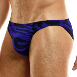Slip Modus Vivendi Tiger 07314 -Magasin De Lingerie De Mode slip modus 07314 bleu 4