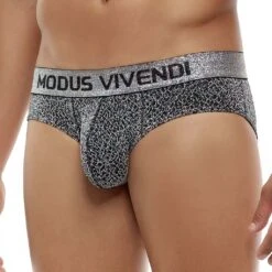 Slip Modus Vivendi Exclusive 24214 -Magasin De Lingerie De Mode slip modus 24214 silver 4