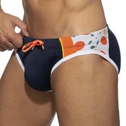 Slip De Bain Addicted Combi Fruit ADS288 -Magasin De Lingerie De Mode slipbain ad ads288 bleu 4