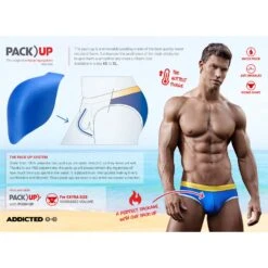 Slip De Bain Addicted Rainbow ADS220 -Magasin De Lingerie De Mode slipbain addicted ads229 noir 5 2