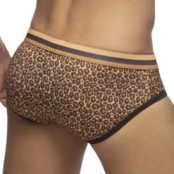 Slip De Bain Addicted Leopard Stripes ADS267 -Magasin De Lingerie De Mode slipbain addicted ads267 marron 3
