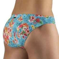 Slip De Bain FEEL ErgoWear Mundi EW1058 -Magasin De Lingerie De Mode slipbain ergo EW1058 turquoise 3