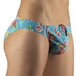 Slip De Bain FEEL ErgoWear Mundi EW1058 -Magasin De Lingerie De Mode slipbain ergo EW1058 turquoise 4