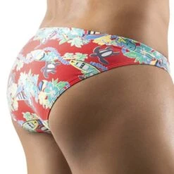 Slip De Bain Feel ErgoWear EW1226 -Magasin De Lingerie De Mode slipbain ergo EW1226 rouge 3