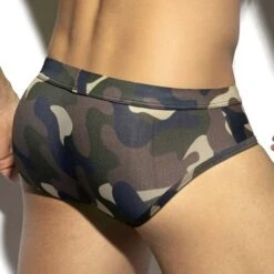 Slip De Bain ES Collection Fantasy 2214 -Magasin De Lingerie De Mode slipbain esco 2214 camouflage 3