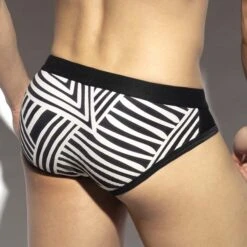 Slip De Bain ES Collection Congo Combi 2320 -Magasin De Lingerie De Mode slipbain esco 2320 noir 3