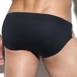 Slip De Bain ES Collection Oscar 1819 -Magasin De Lingerie De Mode slipbain escollection 1819 noir 3