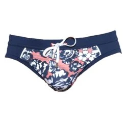 Slip De Bain ES Collection Flowery Sailor 1923 9 Slip De Bain ES Collection Flowery Sailor 1923 -Magasin De Lingerie De Mode slipbain escollection 1923 bleu 9