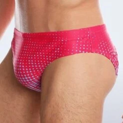 Slip De Bain Garçon Kinetic -Magasin De Lingerie De Mode slipbain garcon swkin rose 4