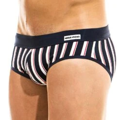 Slip De Bain Modus Vivendi Marine GS1912 -Magasin De Lingerie De Mode slipbain modus GS1912 bleu 4