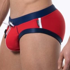 Slip De Bain Pump! Waterbrief 13007 -Magasin De Lingerie De Mode slipbain pump 13007 bleu 4