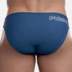 Slip De Bain Pump! Blue Water Cheeky 13012 -Magasin De Lingerie De Mode slipbain pump 13012 bleu 3