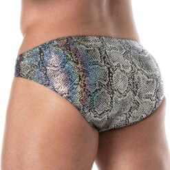 Slip De Bain Splendid TOF PARIS TOF265A -Magasin De Lingerie De Mode slipbain tof tof265a argent 3