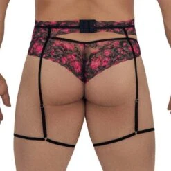 String Candyman Garter 99576 -Magasin De Lingerie De Mode string candy 99576 noir 3