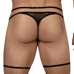 String Candyman Garter 99428 -Magasin De Lingerie De Mode string candyman 99428 noir 3
