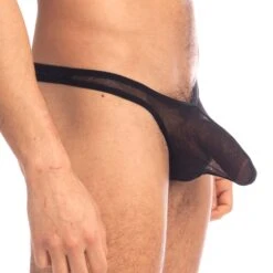 String Quriose Sheer Sensations QU02MES -Magasin De Lingerie De Mode string quriose qu02mes noir2 4