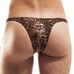 Tanga Wojoer Brauner Leo SP3B14 -Magasin De Lingerie De Mode tanga wojoer SP3B14 marron 3