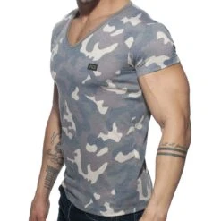 T-Shirt Addicted Washed Camo AD800 -Magasin De Lingerie De Mode tshirt addicted ad800 camouflage 4