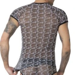 T-Shirt Eros Veneziani 7453 -Magasin De Lingerie De Mode tshirt eros 7453 noir 3