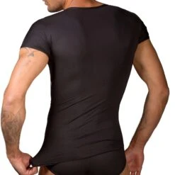 T-Shirt Eros Veneziani CB100 -Magasin De Lingerie De Mode tshirt eros cb100 noir 3