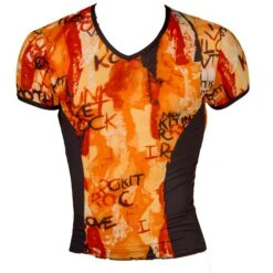 T-shirt Eros Veneziani MA507 -Magasin De Lingerie De Mode tshirt eros ma507 orange 9