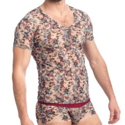 T-Shirt L Homme Invisible Fleurs De Peau MY73FDP -Magasin De Lingerie De Mode tshirt hi MY73FDP chair 4