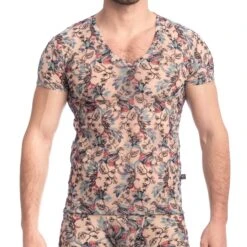 T-Shirt L Homme Invisible Fleurs De Peau MY73FDP