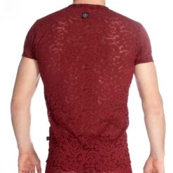 T-Shirt L Homme Invisible Delos MY73DEL -Magasin De Lingerie De Mode tshirt hi my73del rouge 3