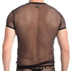 T-Shirt L Homme Invisible Voile Envoutant MY73VOI -Magasin De Lingerie De Mode tshirt hi my73voi noir 3