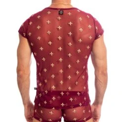 T-Shirt L Homme Invisible Charlemagne MY92CLM -Magasin De Lingerie De Mode tshirt hi my92clm rouge 3