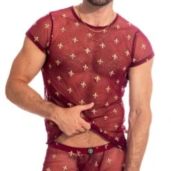 T-Shirt L Homme Invisible Charlemagne MY92CLM -Magasin De Lingerie De Mode tshirt hi my92clm rouge 4