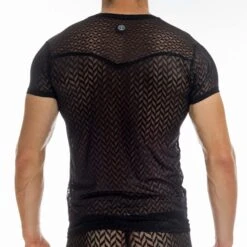 T-Shirt LHomme Invisible MY61ADM -Magasin De Lingerie De Mode tshirt hommeinivisible MY61ADM noir 3