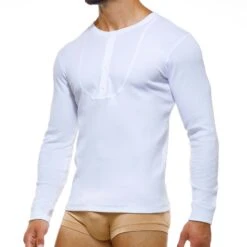 T-Shirt Modus Vivendi Organic 04251 -Magasin De Lingerie De Mode tshirt modus 04251 blanc 4