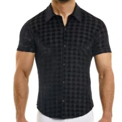 Chemise Modus Vivendi Pied De Poule 06341