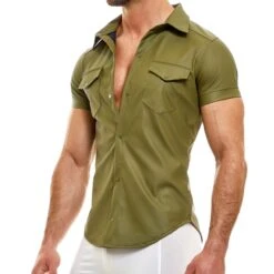 Chemise Modus Vivendi 11141 -Magasin De Lingerie De Mode tshirt modus 11141 kaki 4